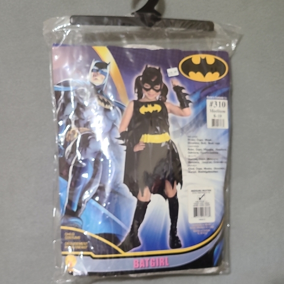 Batgirl Girls DC Superhero Costume - Size Medium 8-10 New In Package - Picture 1 of 6